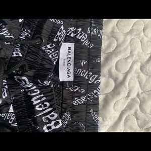 Balenciaga Confetti Name Shorts